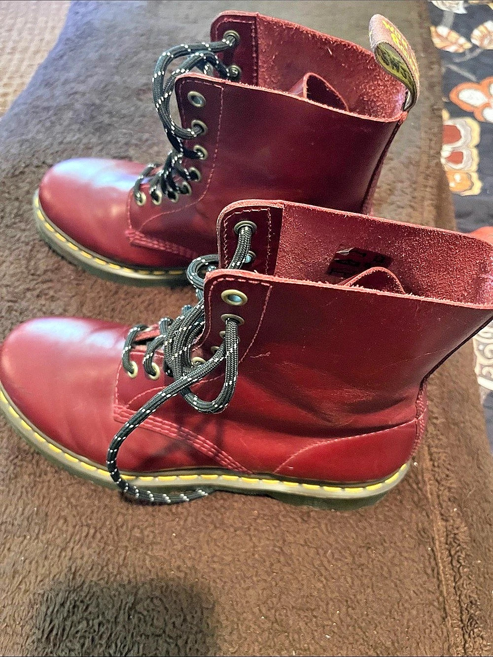 Dr. Martens 1460 Pascal Virginia Leather Boots Pascal Virginia Leather Combat - Picture 2 of 4